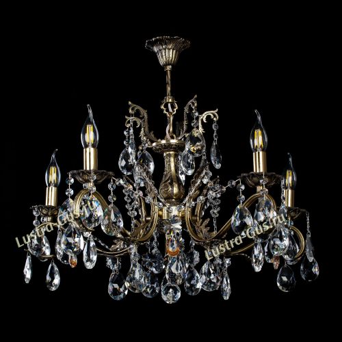 Люстра бронзовая Милана №5 в Магнитогорске Гусь Хрустальный