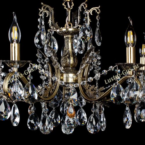 Люстра бронзовая Милана №5 в Магнитогорске Гусь Хрустальный