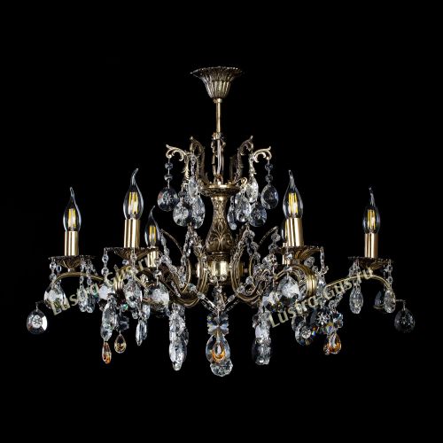 Люстра бронзовая Милана №6 Звездочка в Магнитогорске Гусь Хрустальный