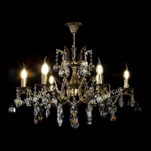 Люстра бронзовая Милана №6 Звездочка в Магнитогорске Гусь Хрустальный