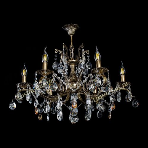 Люстра бронзовая Милана №6 Звездочка в Магнитогорске Гусь Хрустальный