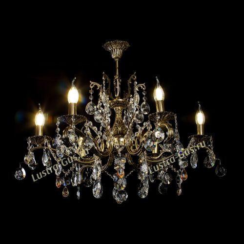 Люстра бронзовая Милана №6 Звездочка в Магнитогорске Гусь Хрустальный