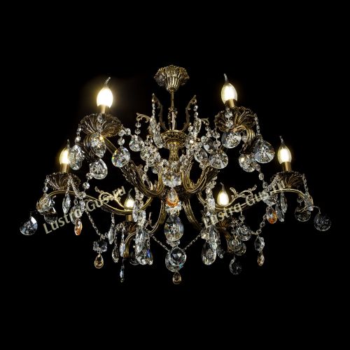 Люстра бронзовая Милана №6 Звездочка в Магнитогорске Гусь Хрустальный