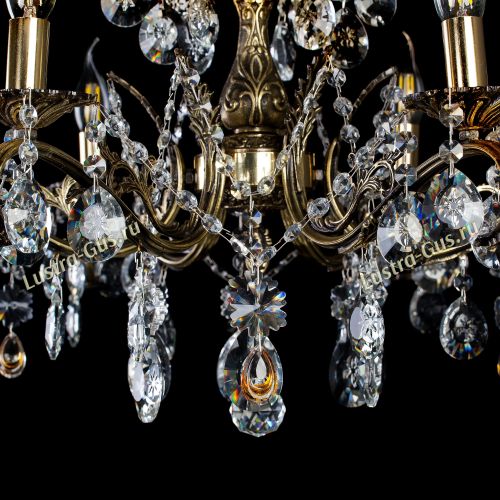 Люстра бронзовая Милана №6 Звездочка в Магнитогорске Гусь Хрустальный