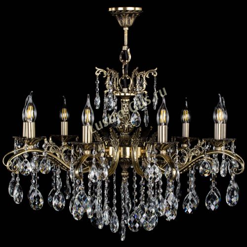 Люстра бронзовая Милана №9/2 баден в Магнитогорске Гусь Хрустальный