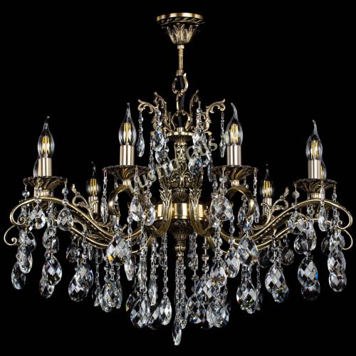 Люстра бронзовая Милана №9/2 баден в Магнитогорске Гусь Хрустальный