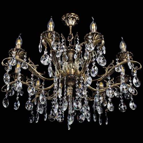 Люстра бронзовая Милана №9/2 баден в Магнитогорске Гусь Хрустальный