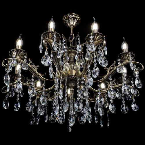 Люстра бронзовая Милана №9/2 баден в Магнитогорске Гусь Хрустальный