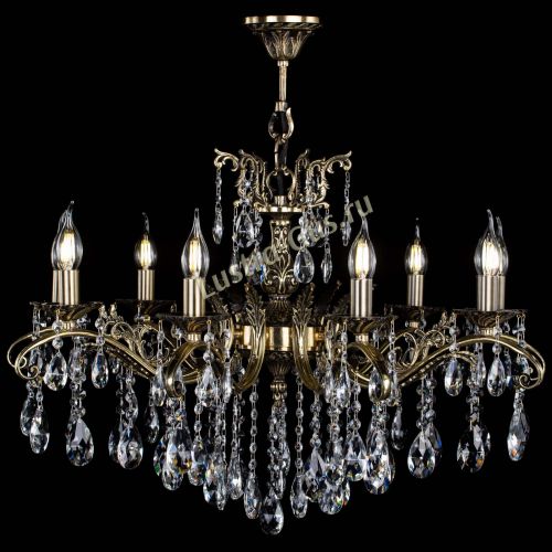 Люстра бронзовая Милана №9/2 журавлик в Магнитогорске Гусь Хрустальный