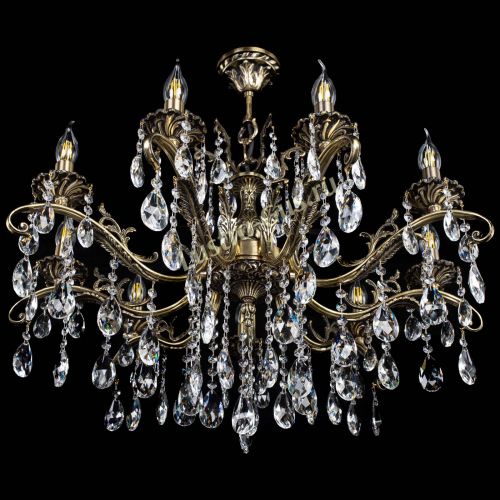 Люстра бронзовая Милана №9/2 журавлик в Магнитогорске Гусь Хрустальный