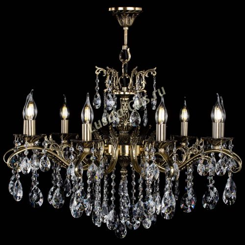 Люстра бронзовая Милана №9/2 звездочка в Магнитогорске Гусь Хрустальный