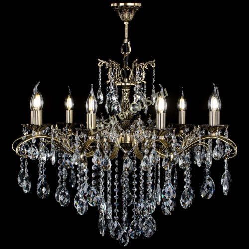 Люстра бронзовая Милана №9 баден в Магнитогорске Гусь Хрустальный