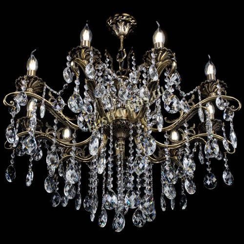 Люстра бронзовая Милана №9 баден в Магнитогорске Гусь Хрустальный