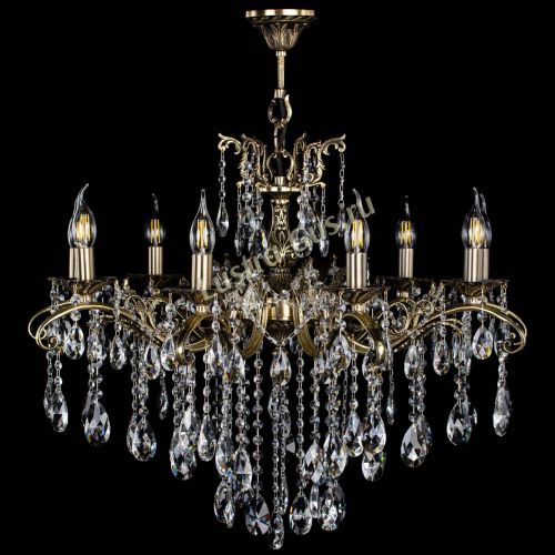 Люстра бронзовая Милана №9 журавлик в Магнитогорске Гусь Хрустальный