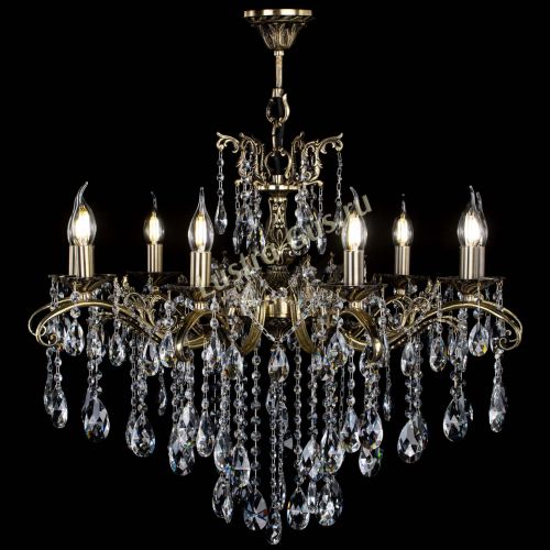 Люстра бронзовая Милана №9 журавлик в Магнитогорске Гусь Хрустальный