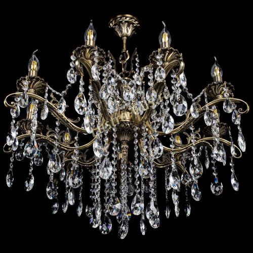 Люстра бронзовая Милана №9 журавлик в Магнитогорске Гусь Хрустальный