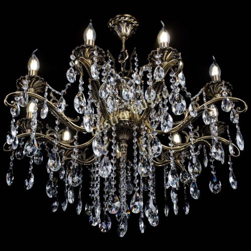 Люстра бронзовая Милана №9 журавлик в Магнитогорске Гусь Хрустальный