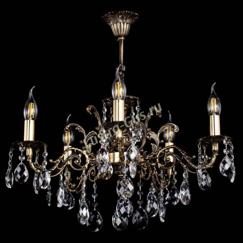 Люстра бронзовая Муза №5/2 баден в Магнитогорске Гусь Хрустальный