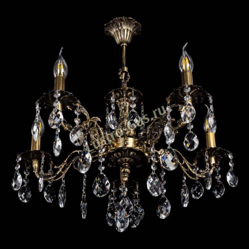 Люстра бронзовая Муза №5/2 баден в Магнитогорске Гусь Хрустальный