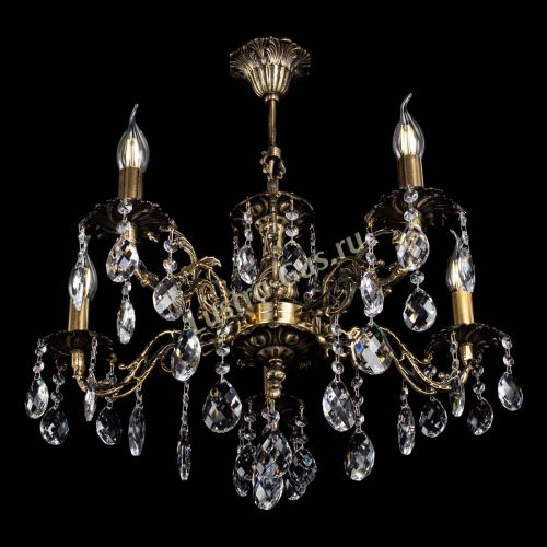 Люстра бронзовая Муза №5/2 баден в Магнитогорске Гусь Хрустальный