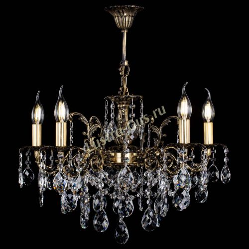 Люстра бронзовая Муза №5 баден в Магнитогорске Гусь Хрустальный