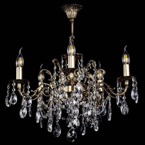 Люстра бронзовая Муза №5 баден в Магнитогорске Гусь Хрустальный