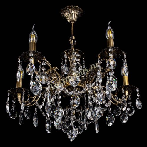 Люстра бронзовая Муза №5 баден в Магнитогорске Гусь Хрустальный