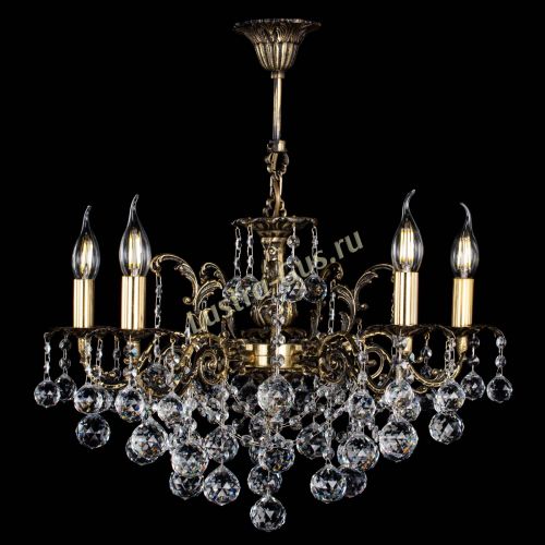 Люстра бронзовая Муза №5 шар в Магнитогорске Гусь Хрустальный