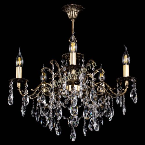 Люстра бронзовая Муза №5 журавлик в Магнитогорске Гусь Хрустальный