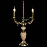 Бронзовая настольная лампа Антик №2 с камнем в Магнитогорске Бронзовая настольная лампа Антик №2 с камнем в Магнитогорске