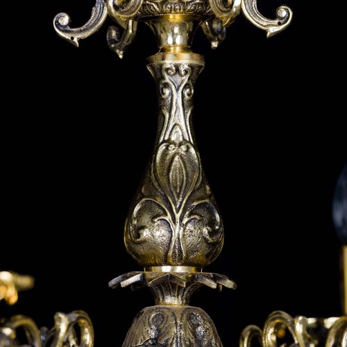 Люстра бронзовая Олимпия №6/3 лучик в Магнитогорске Гусь Хрустальный