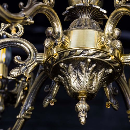 Люстра бронзовая Олимпия №6/3 лучик в Магнитогорске Гусь Хрустальный