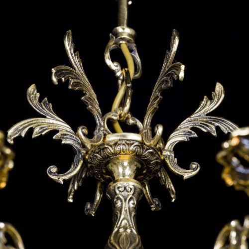 Люстра бронзовая Олимпия №6/3 лучик в Магнитогорске Гусь Хрустальный