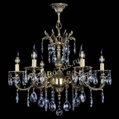 Люстра бронзовая Олимпия №6/1 баден в Магнитогорске Гусь Хрустальный