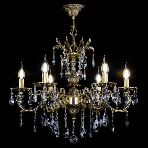 Люстра бронзовая Олимпия №6/1 лучик в Магнитогорске Гусь Хрустальный