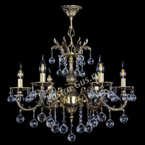 Люстра бронзовая Олимпия №6/1 шар в Магнитогорске Гусь Хрустальный