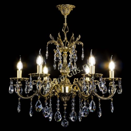 Люстра бронзовая Олимпия №6/1 журавлик в Магнитогорске Гусь Хрустальный