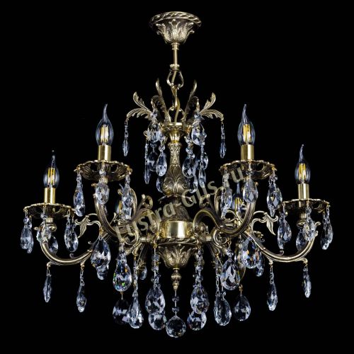 Люстра бронзовая Олимпия №6/1 журавлик в Магнитогорске Гусь Хрустальный