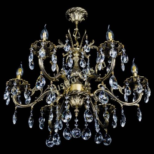 Люстра бронзовая Олимпия №6/1 журавлик в Магнитогорске Гусь Хрустальный