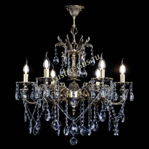 Люстра бронзовая Олимпия №6/3 баден в Магнитогорске Гусь Хрустальный