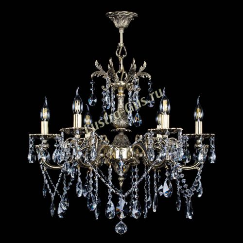 Люстра бронзовая Олимпия №6/3 лучик в Магнитогорске Гусь Хрустальный