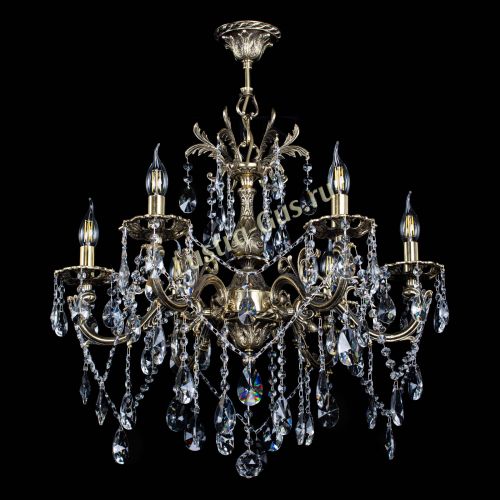 Люстра бронзовая Олимпия №6/3 лучик в Магнитогорске Гусь Хрустальный