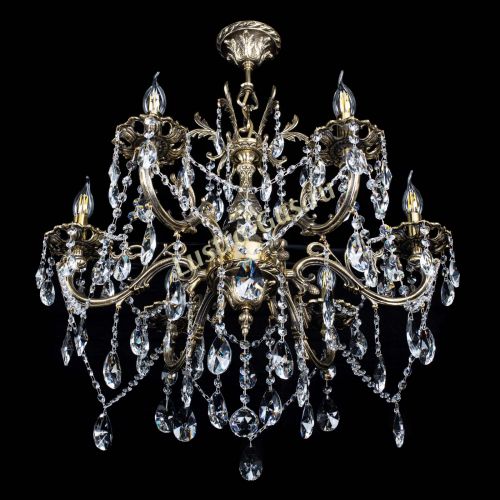 Люстра бронзовая Олимпия №6/3 лучик в Магнитогорске Гусь Хрустальный