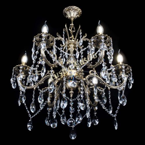 Люстра бронзовая Олимпия №6/3 лучик в Магнитогорске Гусь Хрустальный