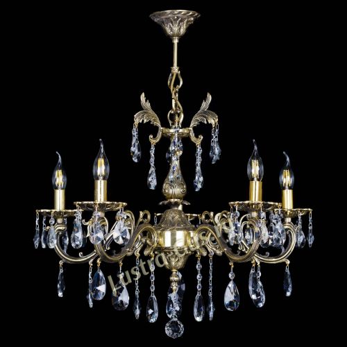 Люстра бронзовая Олимпия №5/1 лучик в Магнитогорске Гусь Хрустальный