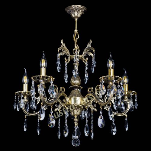 Люстра бронзовая Олимпия №5/1 лучик в Магнитогорске Гусь Хрустальный