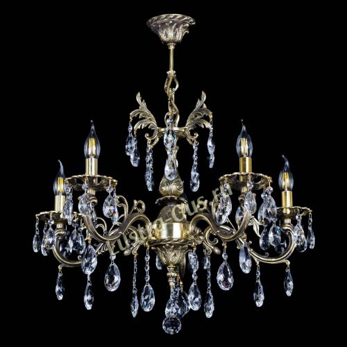 Люстра бронзовая Олимпия №5/1 журавлик в Магнитогорске Гусь Хрустальный