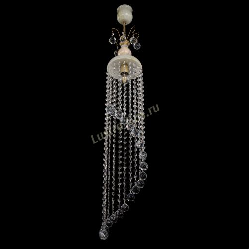 Люстра бронзовая Оникс №1/2 шар в Магнитогорске Гусь Хрустальный