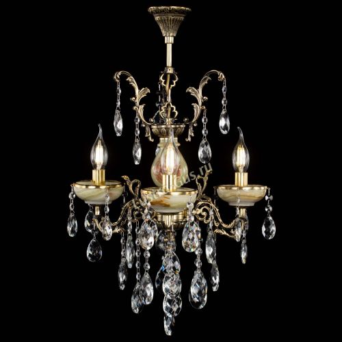 Люстра бронзовая Оникс №3/1 баден в Магнитогорске Гусь Хрустальный