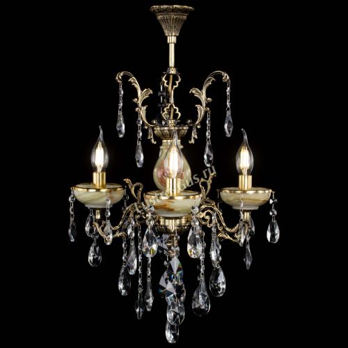 Люстра бронзовая Оникс №3/1 лучик в Магнитогорске Гусь Хрустальный